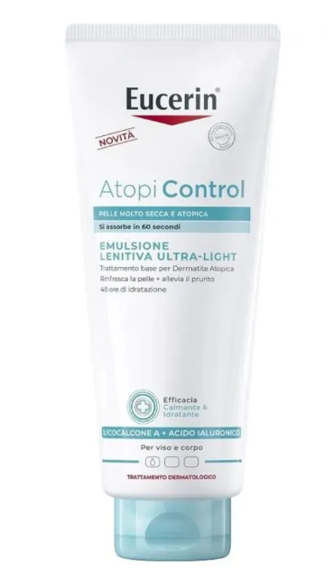 Eucerin Emulsione Lenitiva Ultra Light Idratante Lenitivo Pelli Sensibili 400 ml